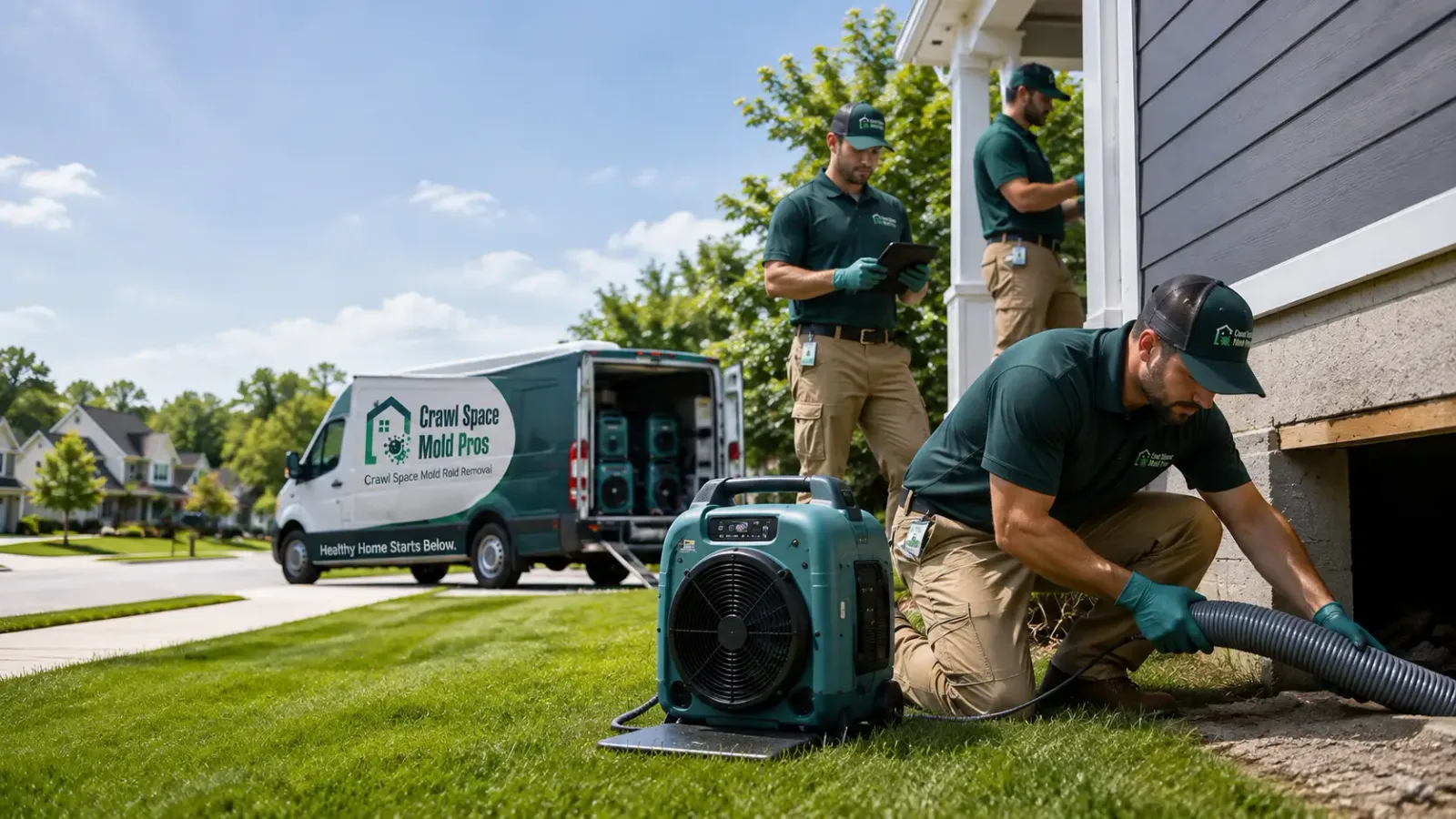 Crawl Space Mold Removal in Orangevale, CA
